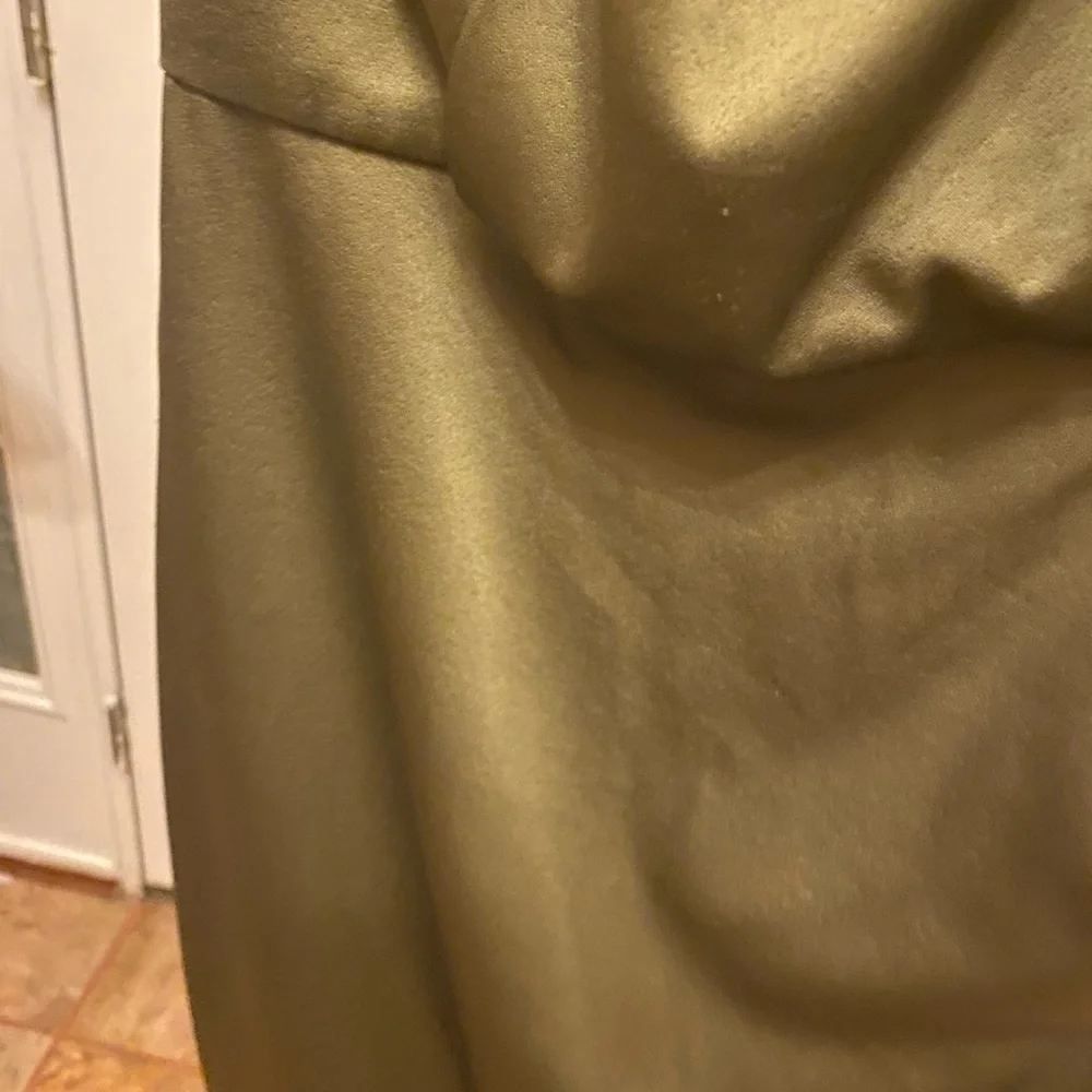 NWOT ELLIAT ARMY GREEN ASYMMETRICAL DRESS SIZE S - Picture 5 of 11
